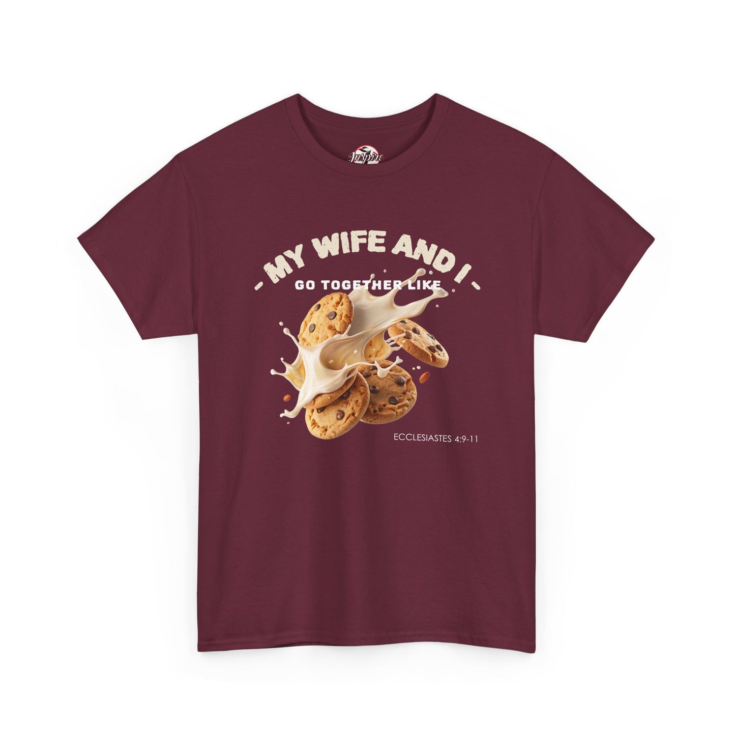 My Wife and I Go Together Like Cookies & Milk Men's Graphic Tee