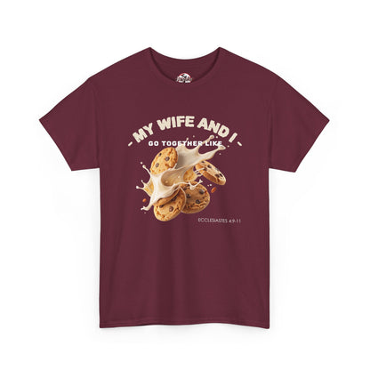 My Wife and I Go Together Like Cookies & Milk Men's Graphic Tee