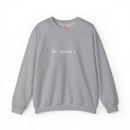 "Be Inspired" Embroidered Crewneck Sweatshirt