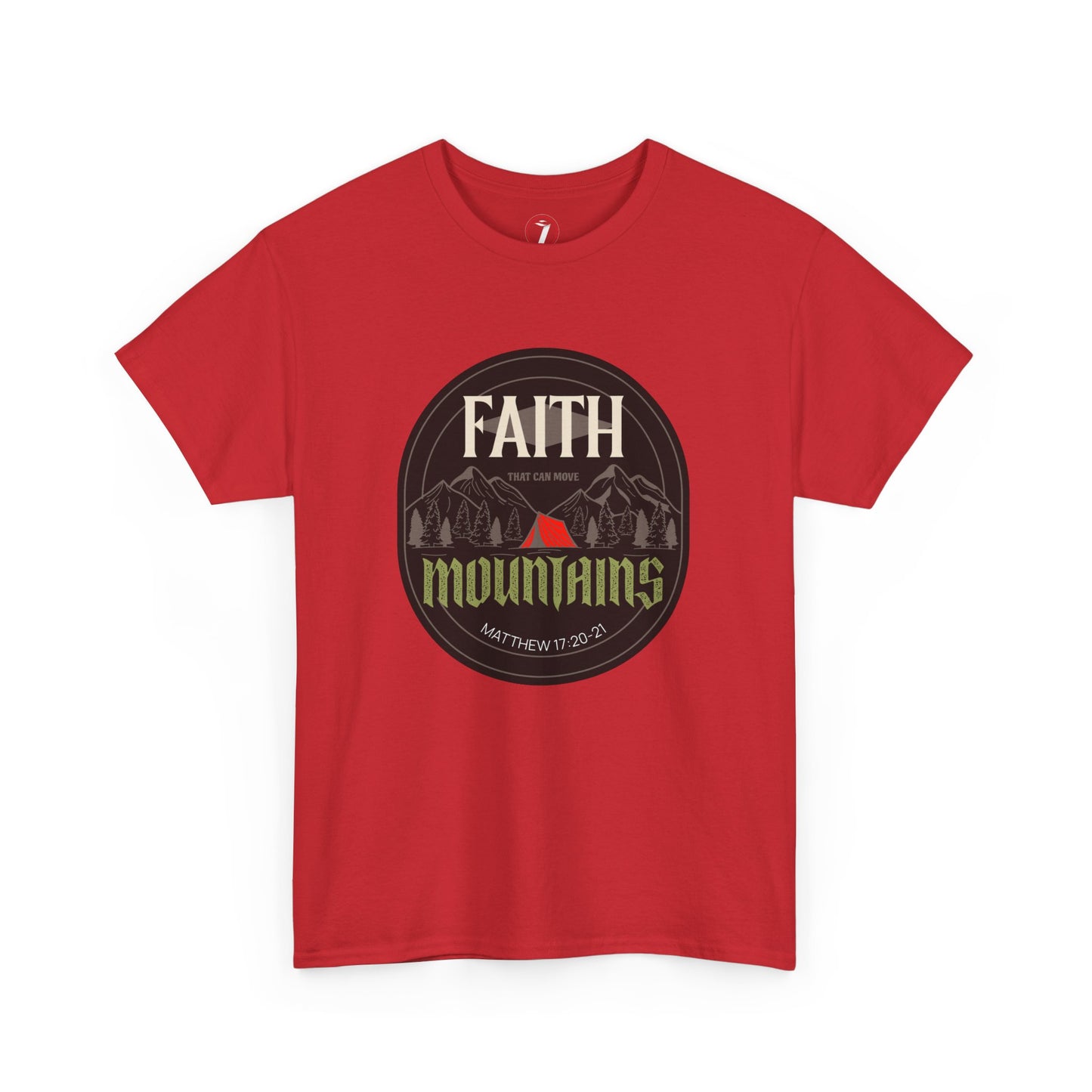 Mountain Moving Faith Unisex Heavy Cotton Tee