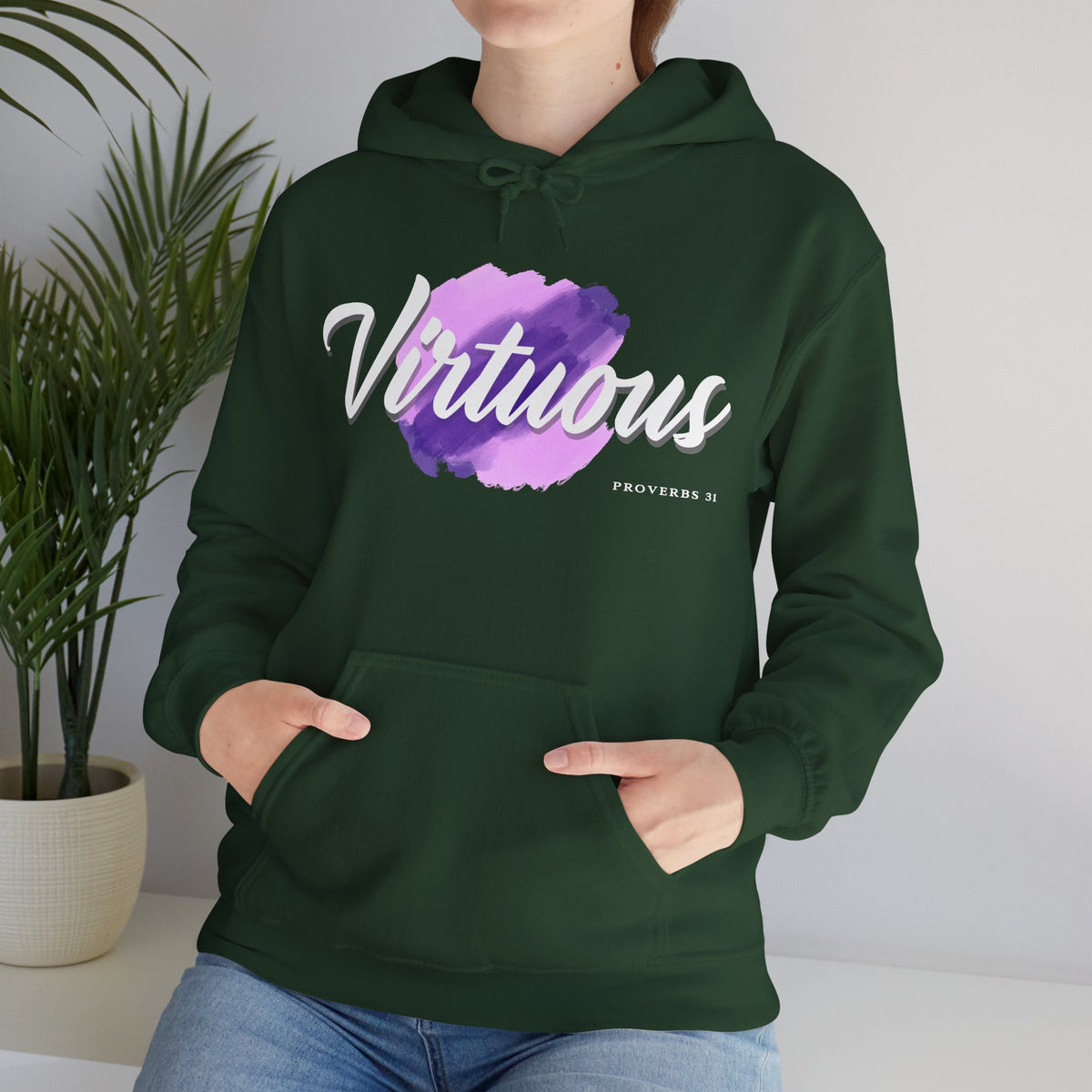 "Virtuous" Affirmation Pullover Hoodie