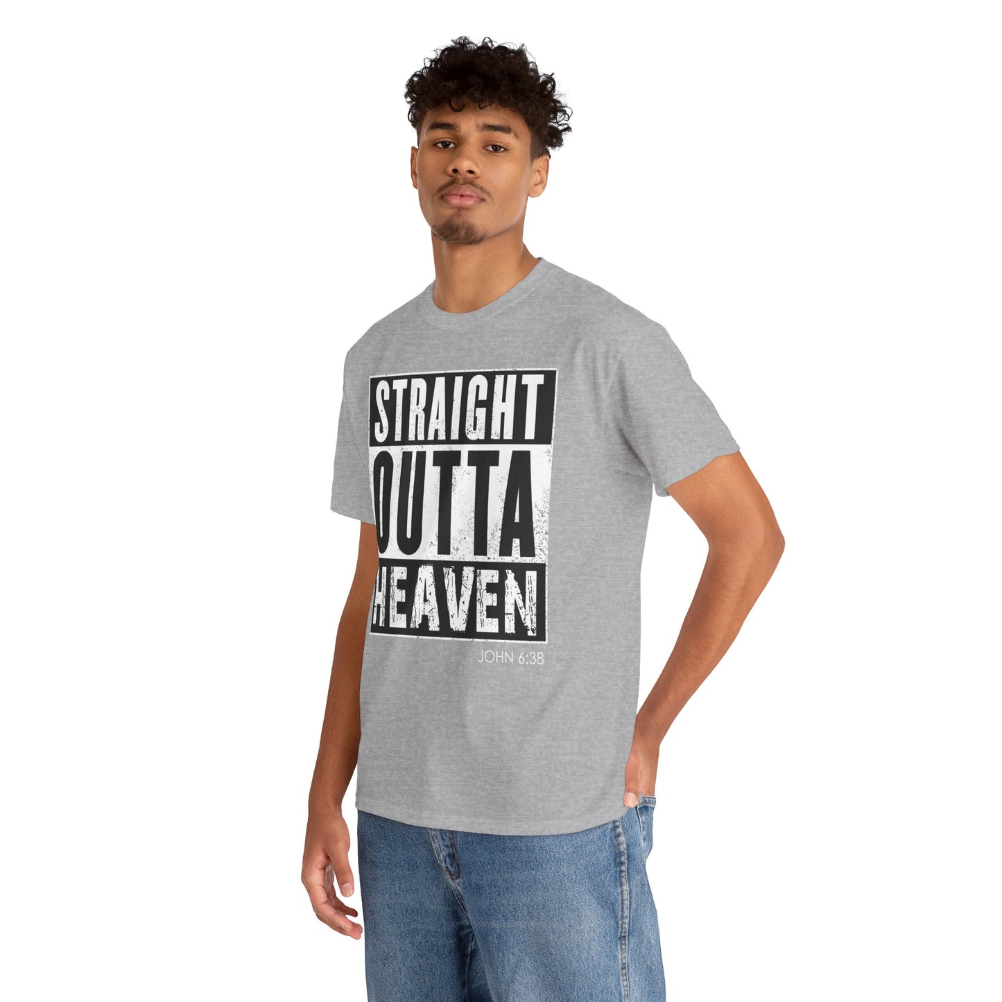Straight Outta Heaven Unisex Inspirational Graphic T-Shirt