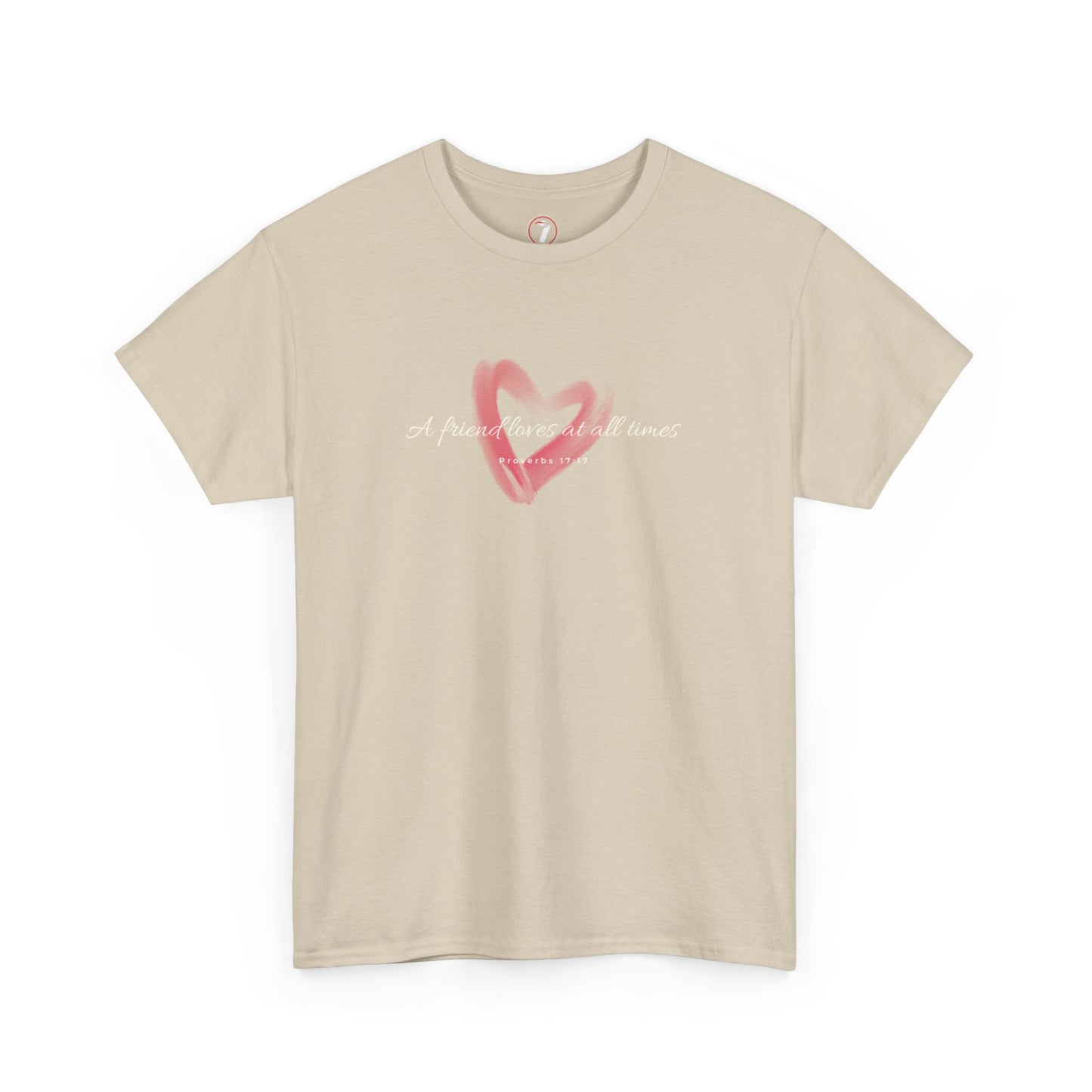 A Friend Loves at All Times Unisex Heavy Cotton Tee