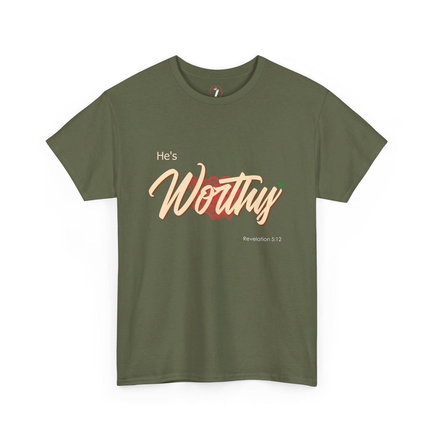 He's Worthy Unisex Heavy Cotton Tee