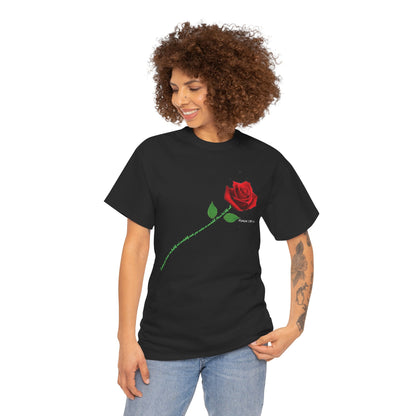 "Fearfully and Wonderfully Made" Rose Affirmative Graphic T-Shirt
