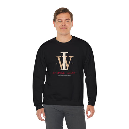Inspire Wear IW Monogram Logo Crewneck Sweatshirt