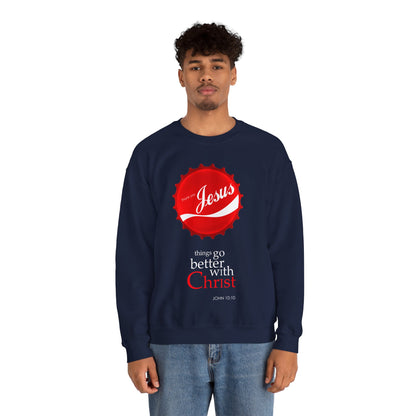 "Things Go Better with Christ" Crewneck Sweatshirt