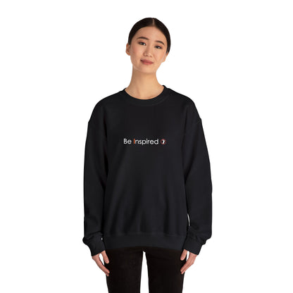 "Be Inspired" Embroidered Crewneck Sweatshirt