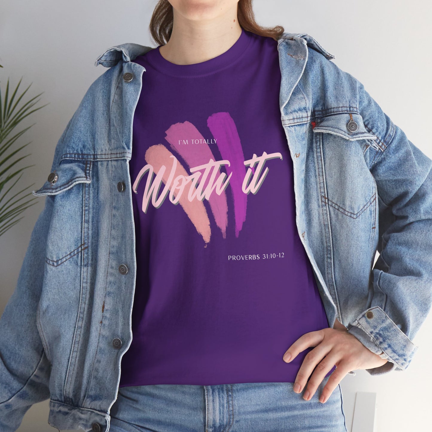 "Totally Worth It" Women's Motivational Graphic T‑Shirt