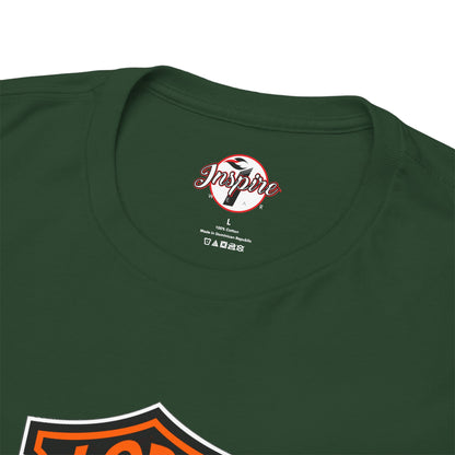 Jesus Christ Savior T‑Shirt — Lord Savior Motorcycle Shield Design