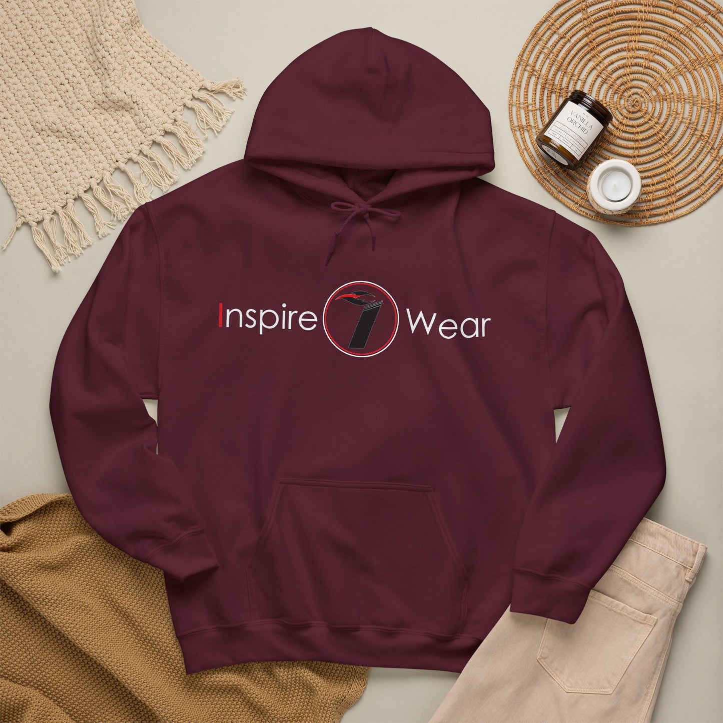 Inspire Wear Classic Logo Pullover Hoodie