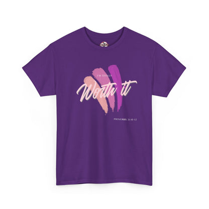 "Totally Worth It" Women's Motivational Graphic T‑Shirt