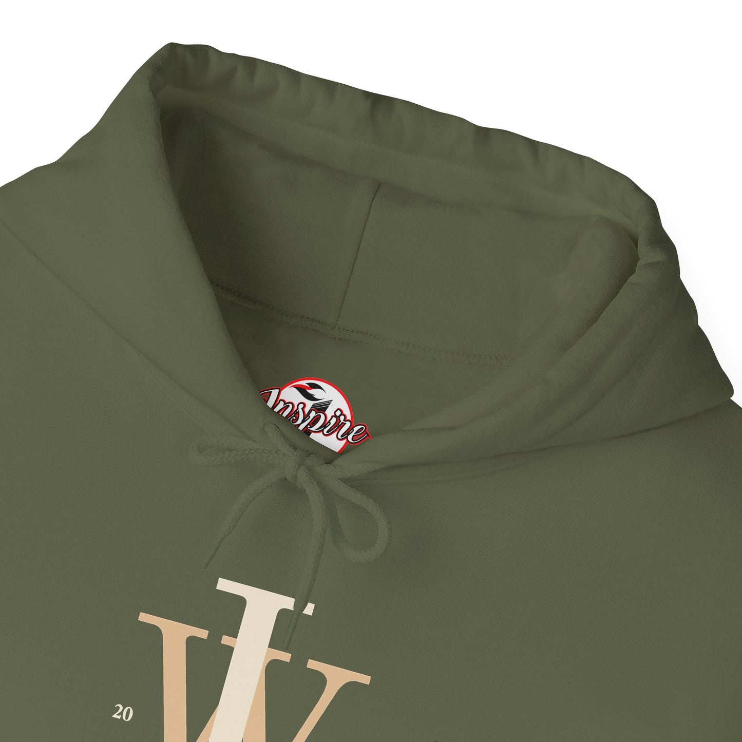 Inspire Wear IW Monogram Logo Pullover Hoodie