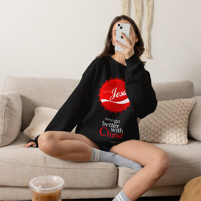 "Things Go Better with Christ" Crewneck Sweatshirt