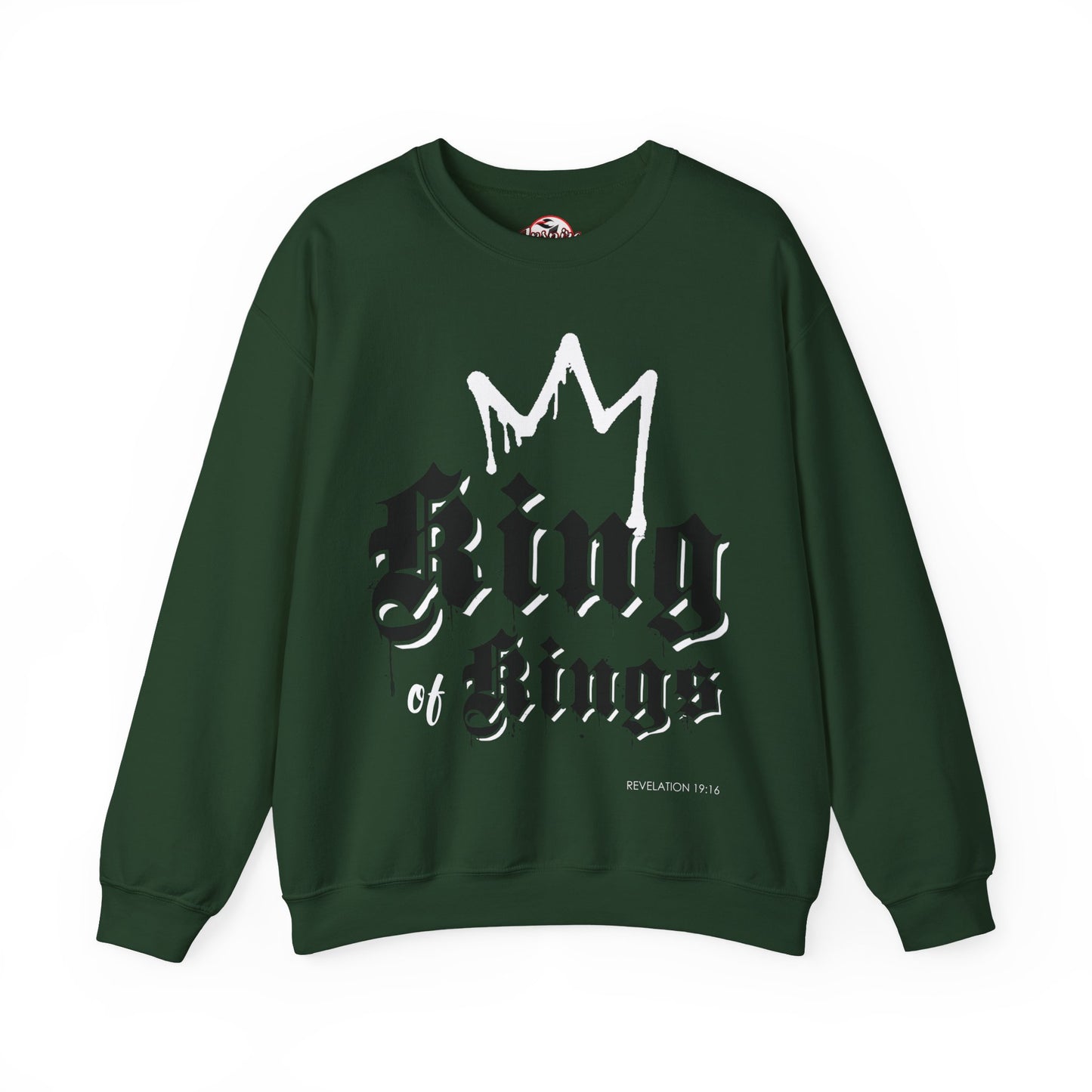 "King of Kings" Inspirational Crewneck Sweatshirt