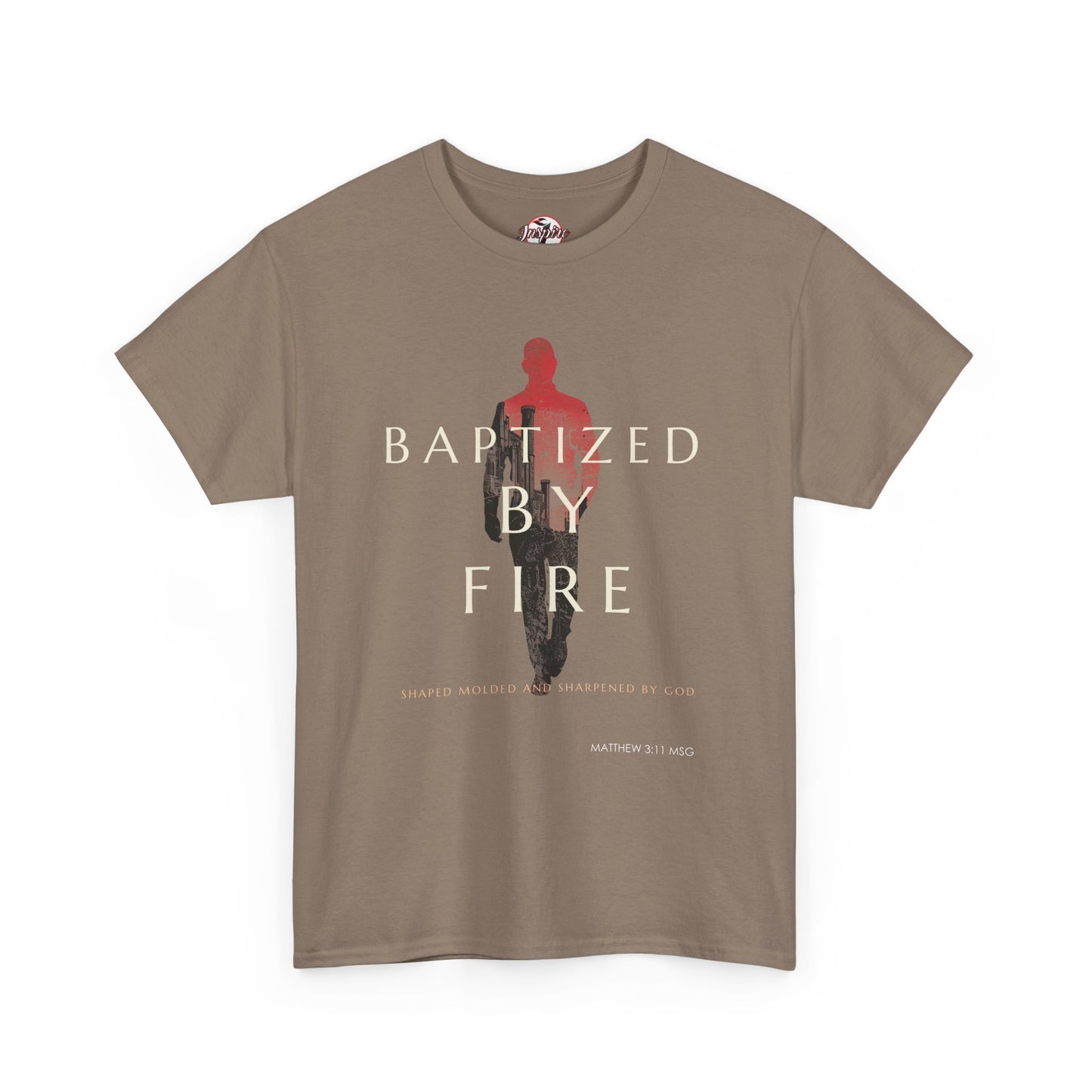 Baptized by Fire Unisex Heavy Cotton Tee