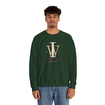 Inspire Wear IW Monogram Logo Crewneck Sweatshirt