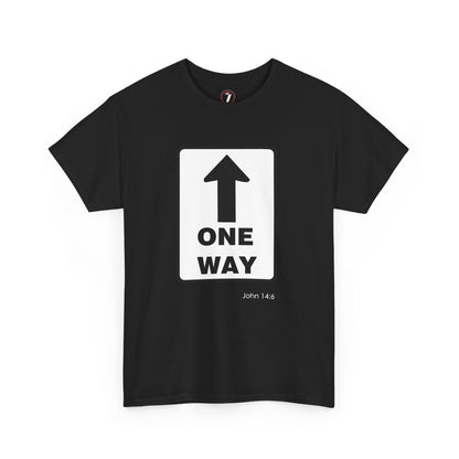 One Way Up Unisex Heavy Cotton Tee