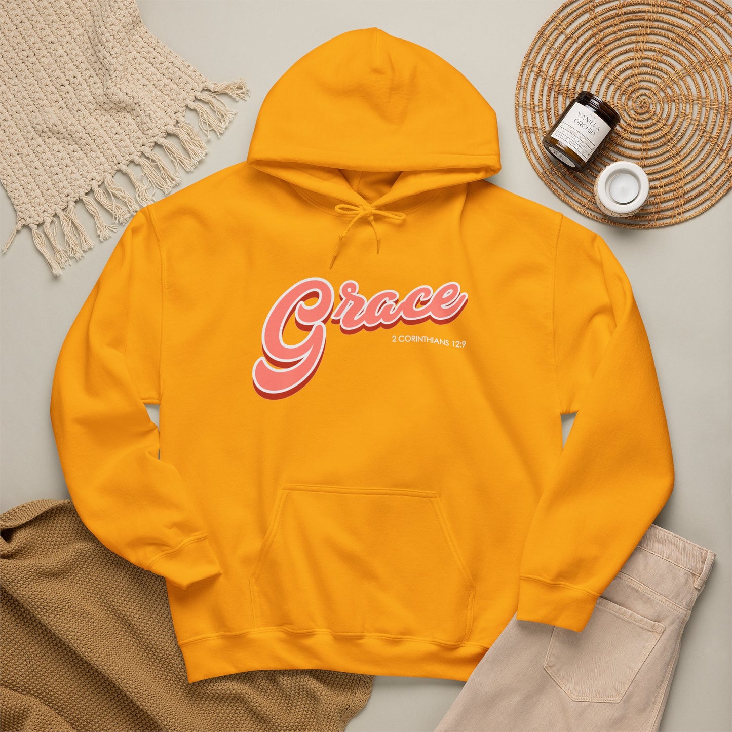 "Grace" Inspirational Pullover Hoodie