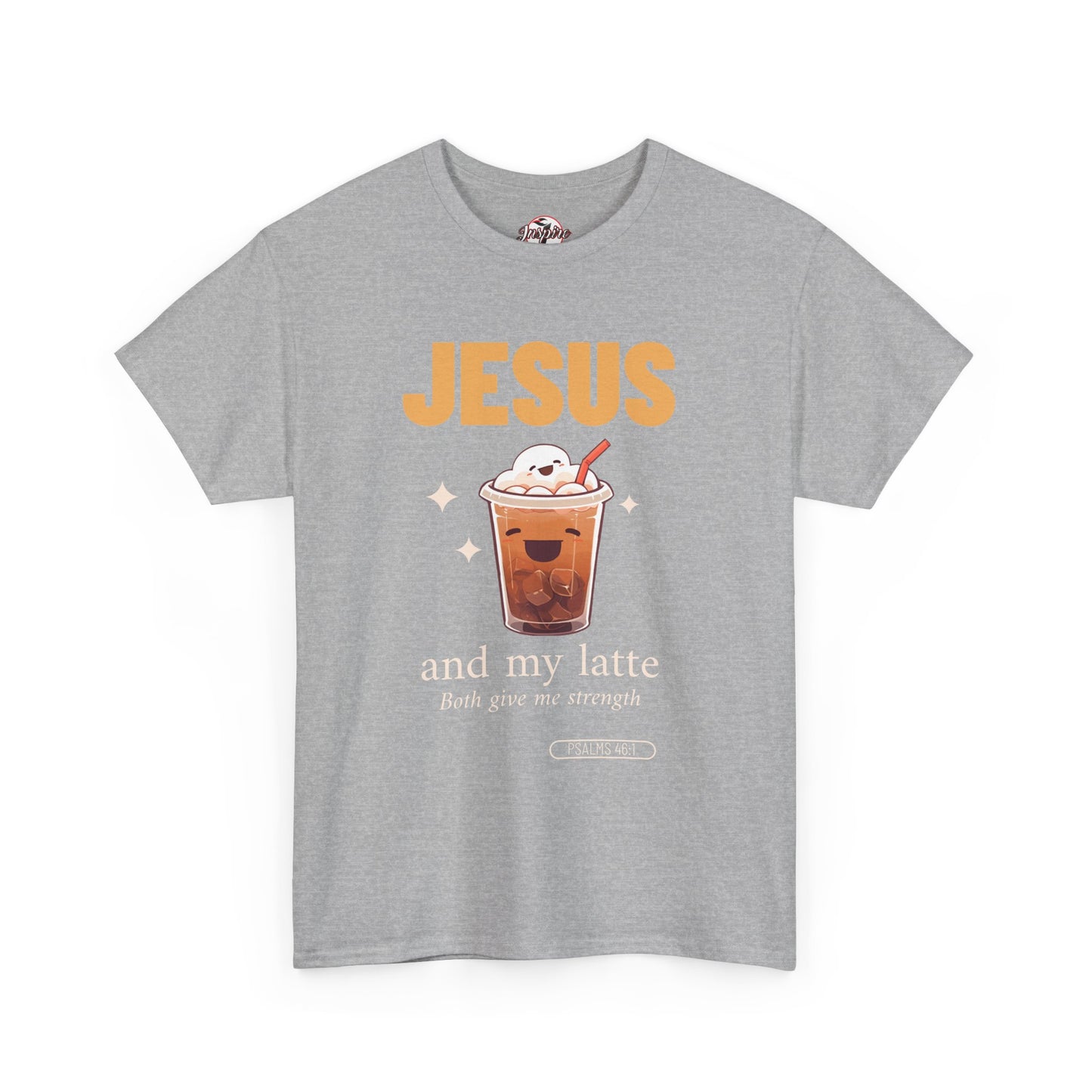 “Jesus and My Latte” Faith & Coffee Unisex Graphic Tee