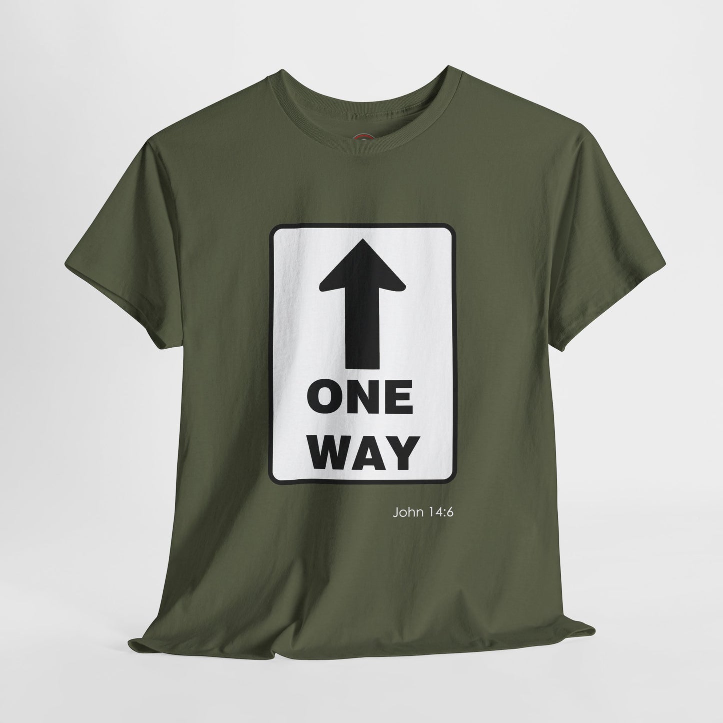 One Way Up Unisex Heavy Cotton Tee