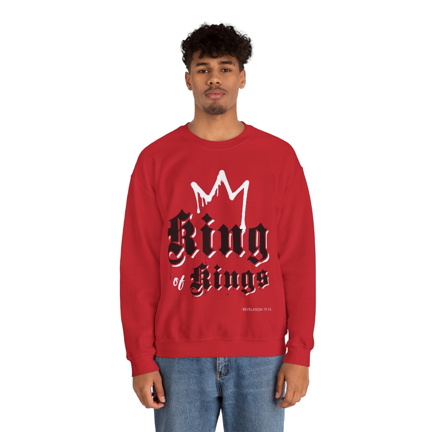 "King of Kings" Inspirational Crewneck Sweatshirt
