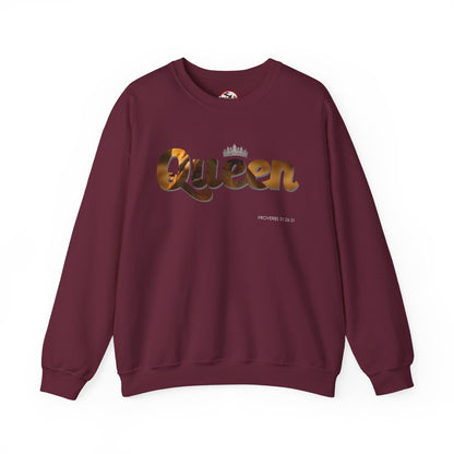 "Queen" Women's Inspirational Pullover Sweatshirt