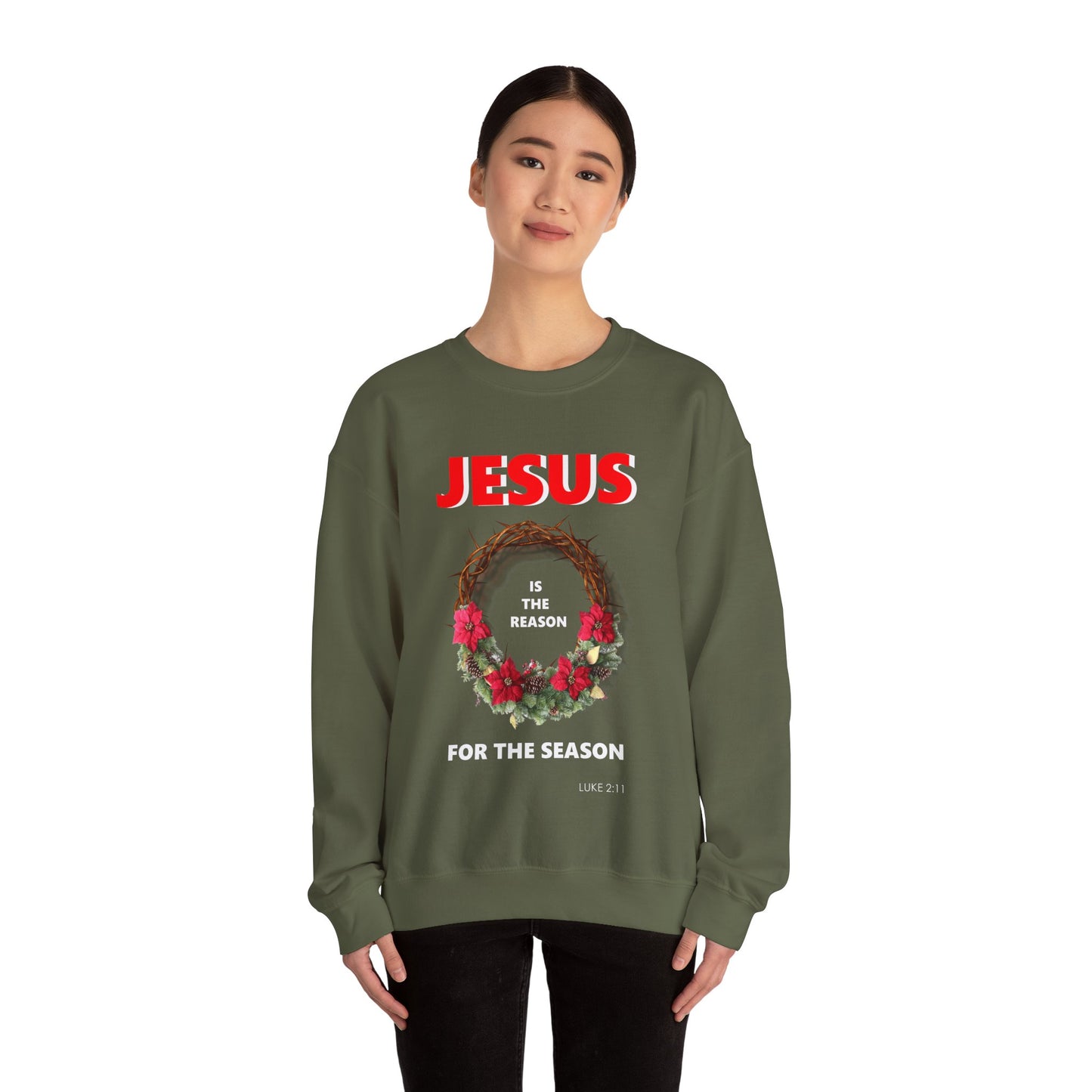 Jesus is the Reason Unisex Heavy Blend™ Crewneck Sweatshirt