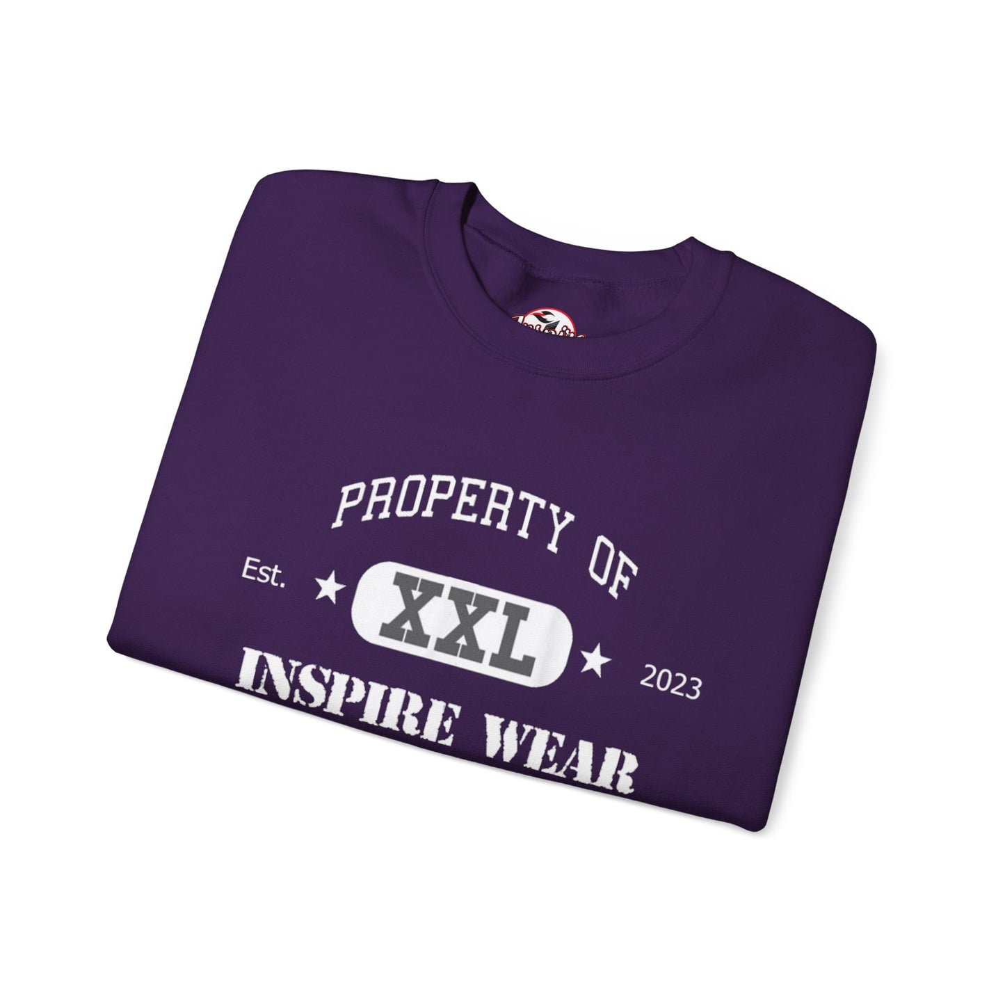 "Property of Inspire Wear" Athletic Crewneck Sweatshirt