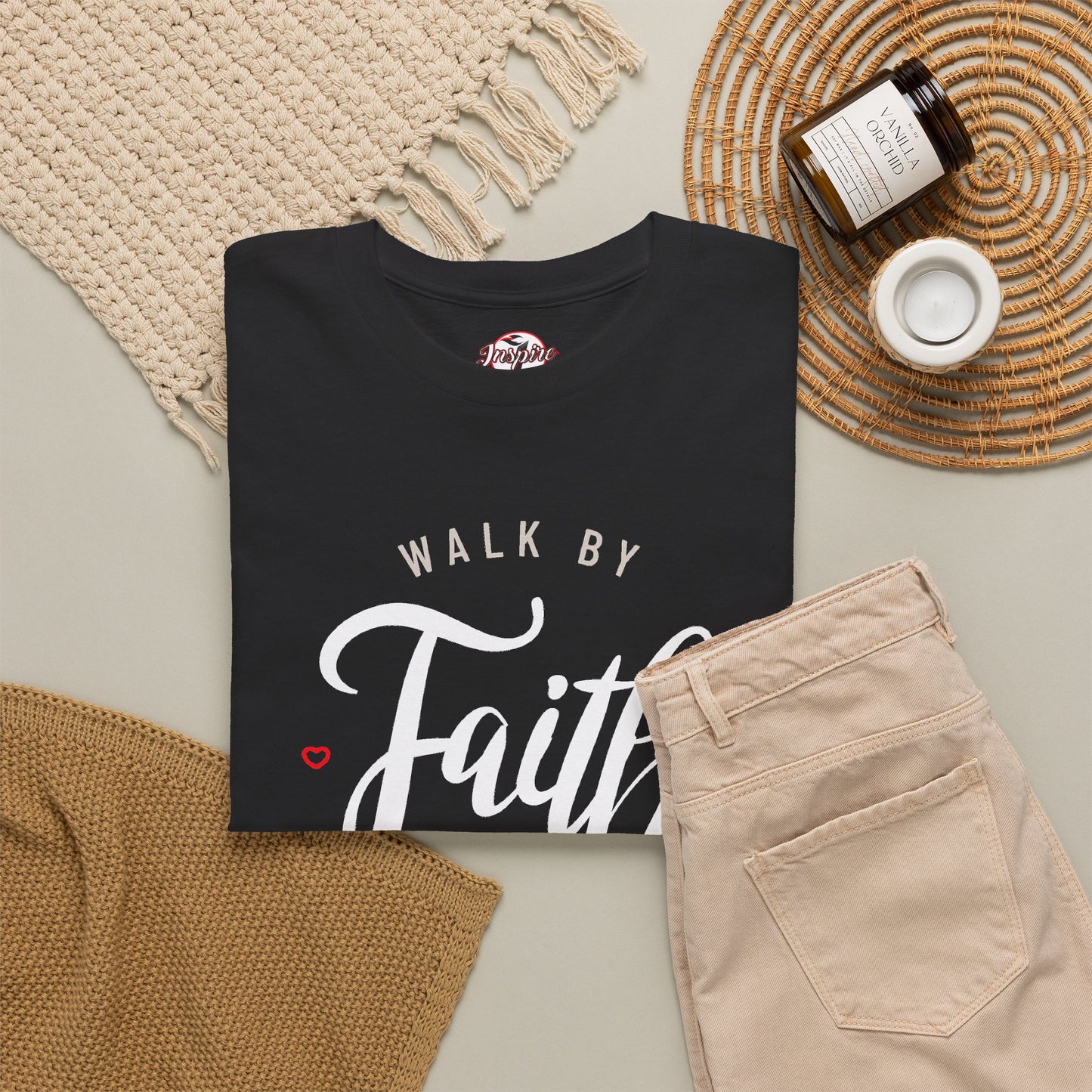 "Walk By Faith, Not By Sight" Motivational T-Shirt