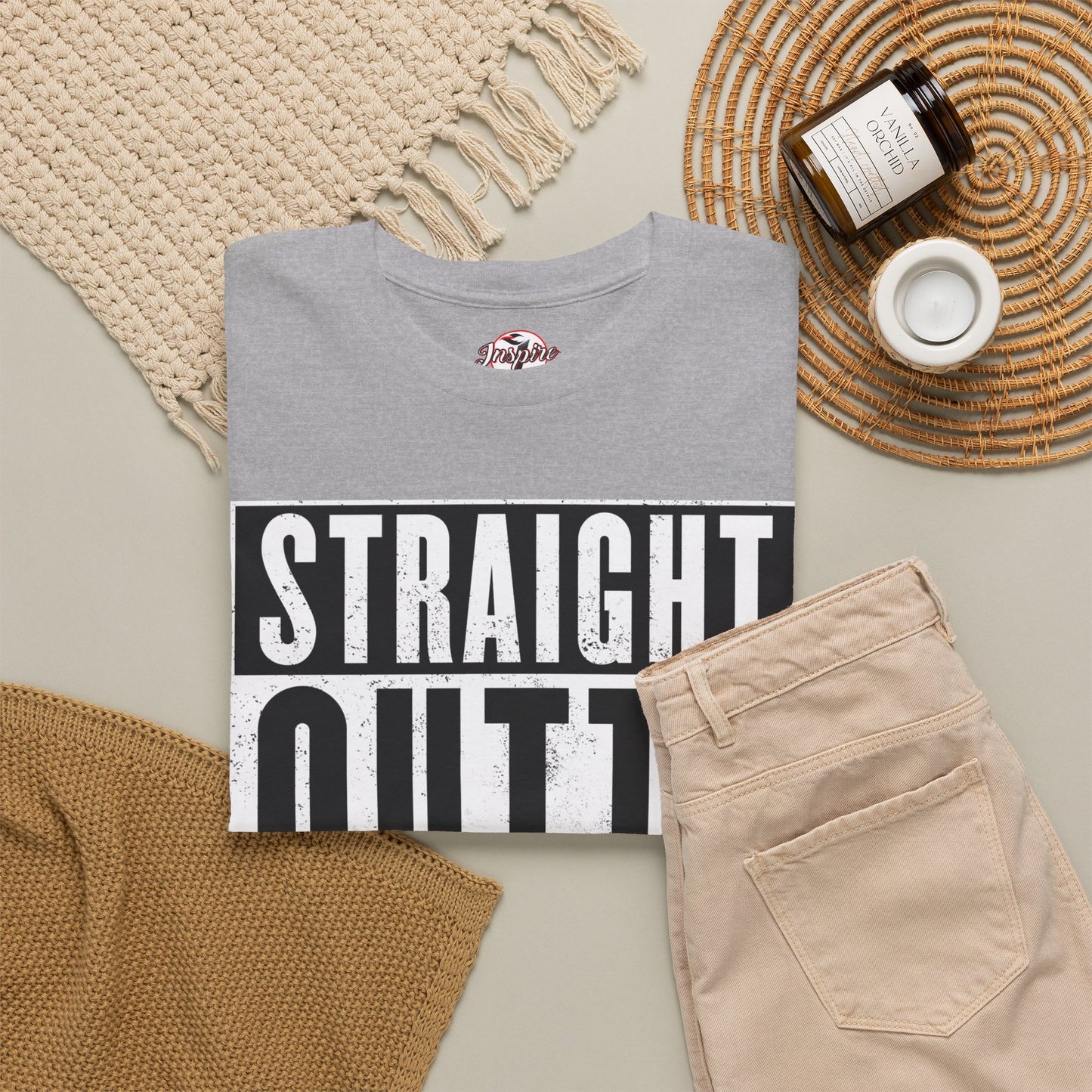Straight Outta Heaven Unisex Inspirational Graphic T-Shirt
