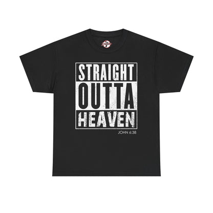 Straight Outta Heaven Unisex Inspirational Graphic T-Shirt