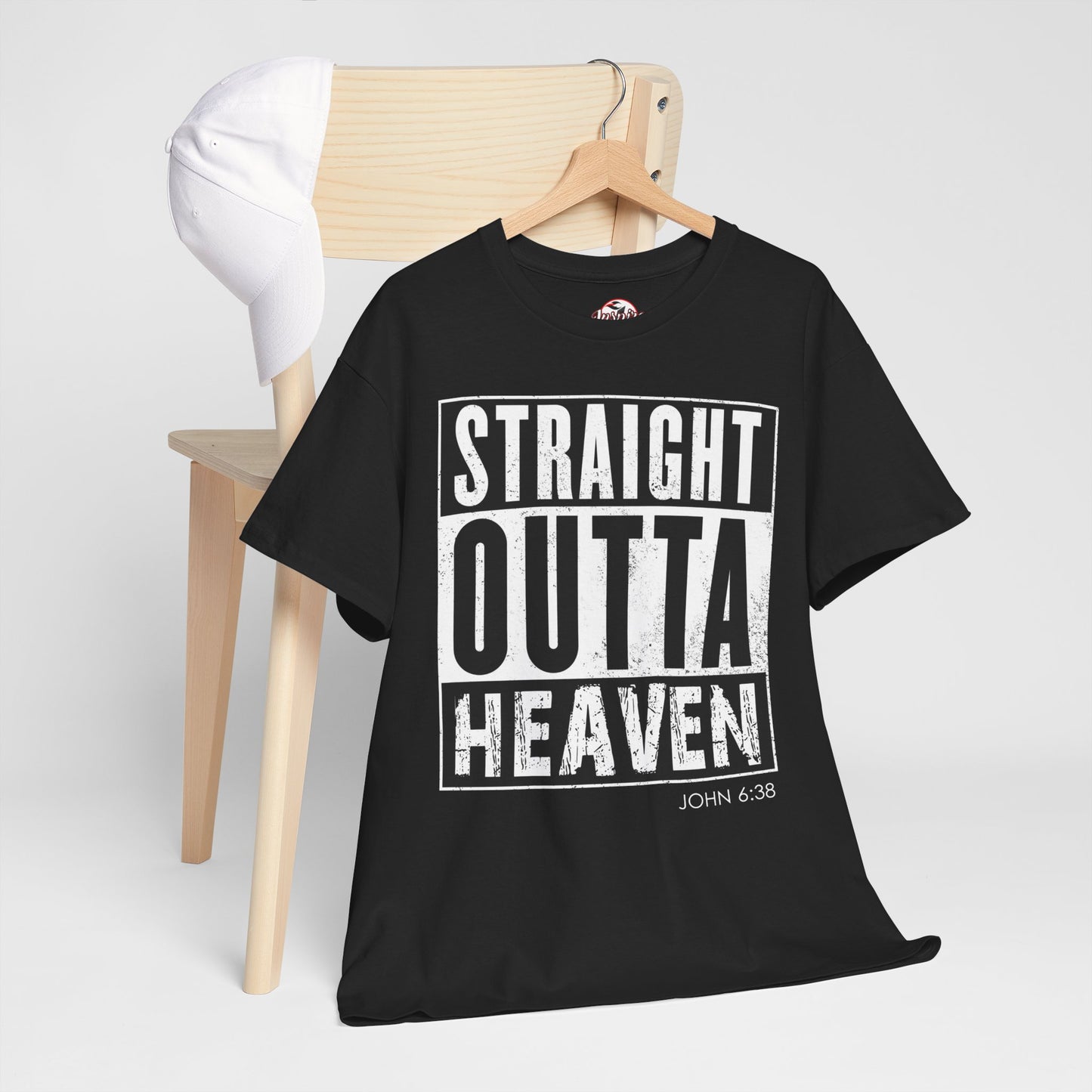 Straight Outta Heaven Unisex Inspirational Graphic T-Shirt