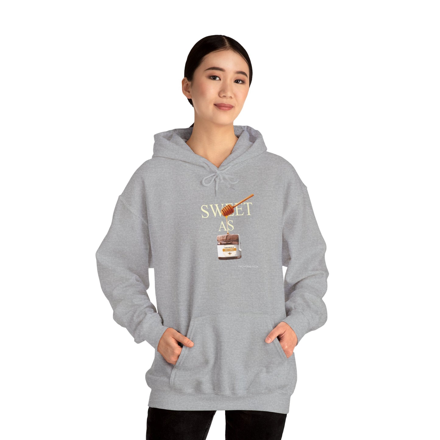 "Pleasant Words" Women's Inspirational Pullover Hoodie