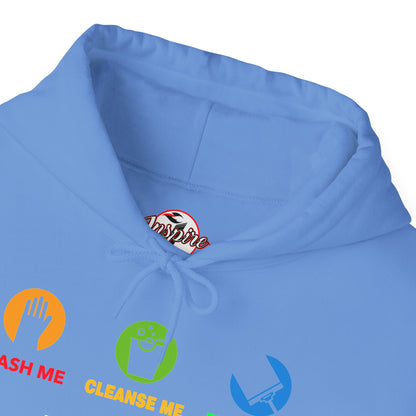 "Wash, Cleanse, Restore" Inspirational Faith-Based Hoodie