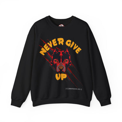 "Never Give Up" Crewneck Sweatshirt