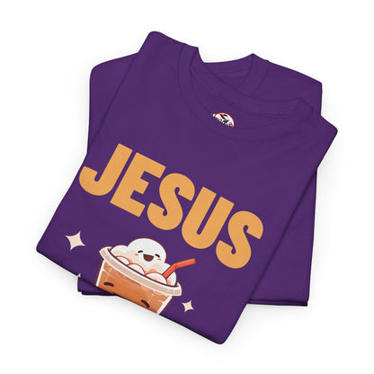 “Jesus and My Latte” Faith & Coffee Unisex Graphic Tee