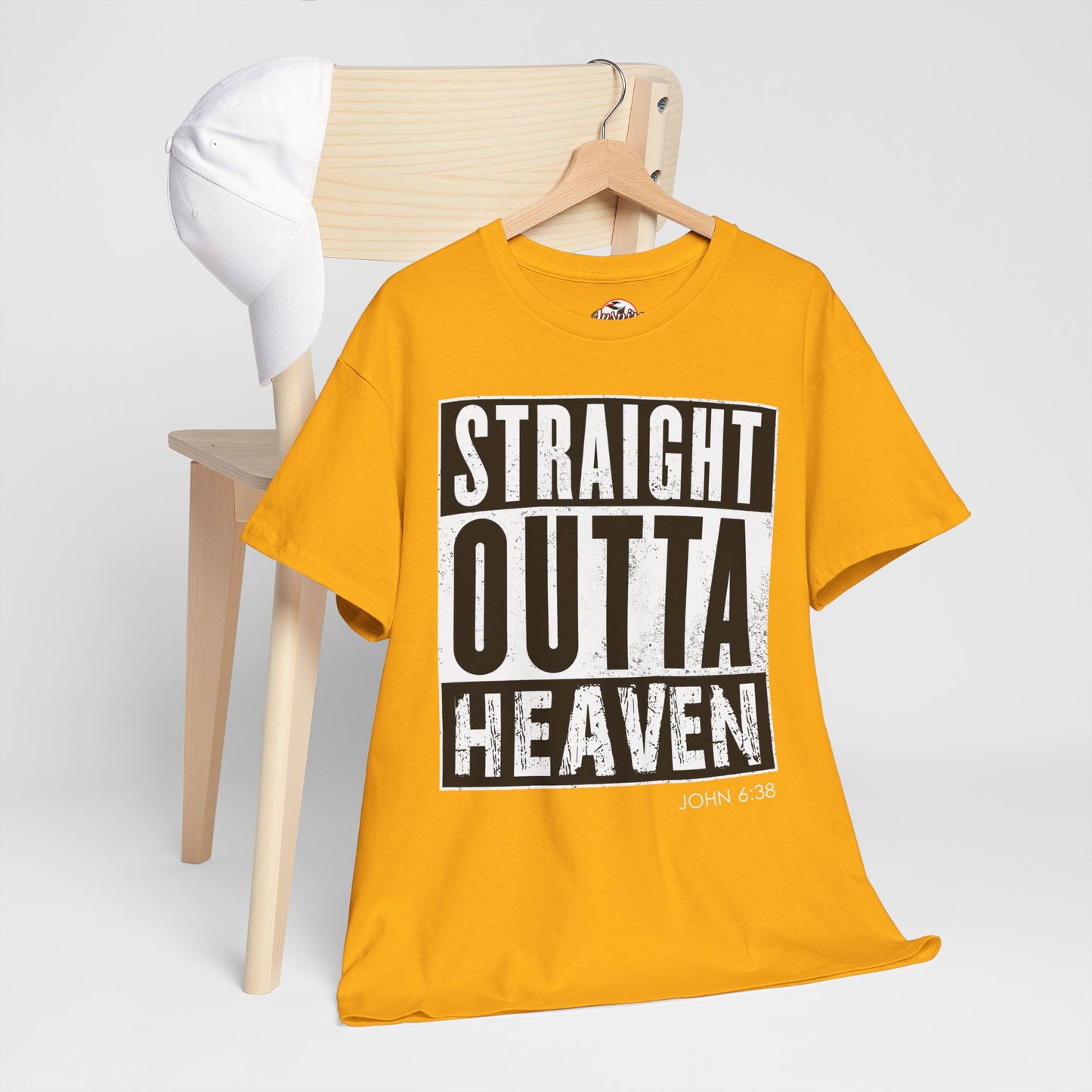 Straight Outta Heaven Unisex Inspirational Graphic T-Shirt