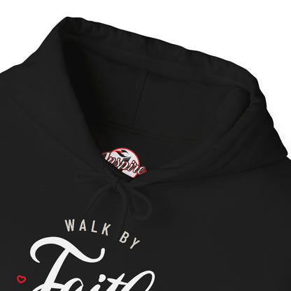 "Walk by Faith Not by Sight" Motivational Pullover Hoodie