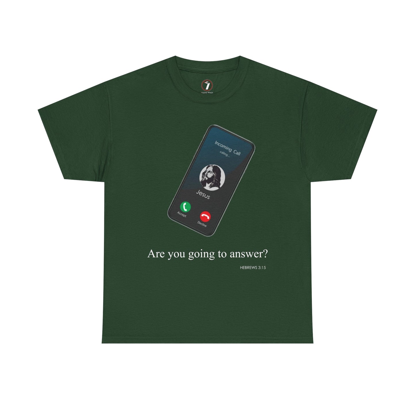 "Are You Going to Answer?" Inspirational Graphic Tee