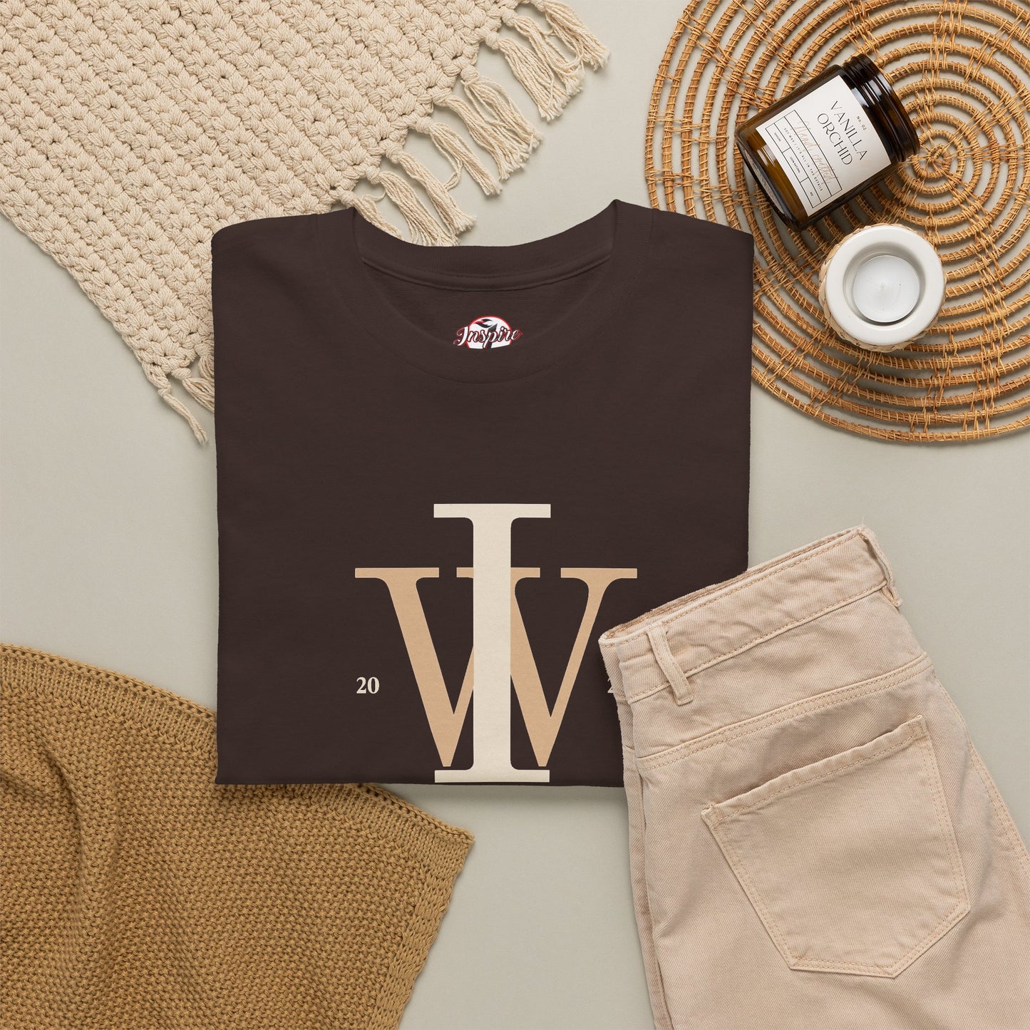 Inspire Wear IW Monogram Graphic Tee