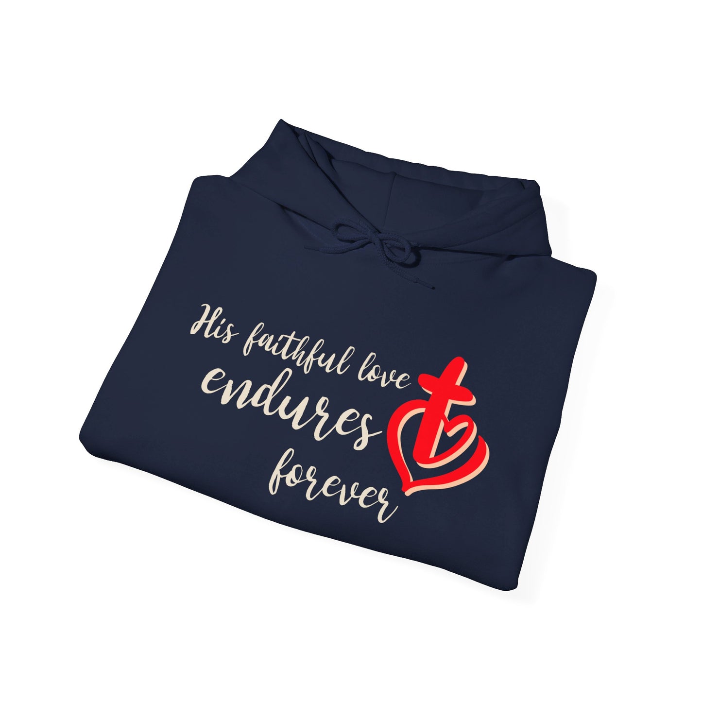 His Faithful Love Unisex Heavy Blend™ Hooded Sweatshirt