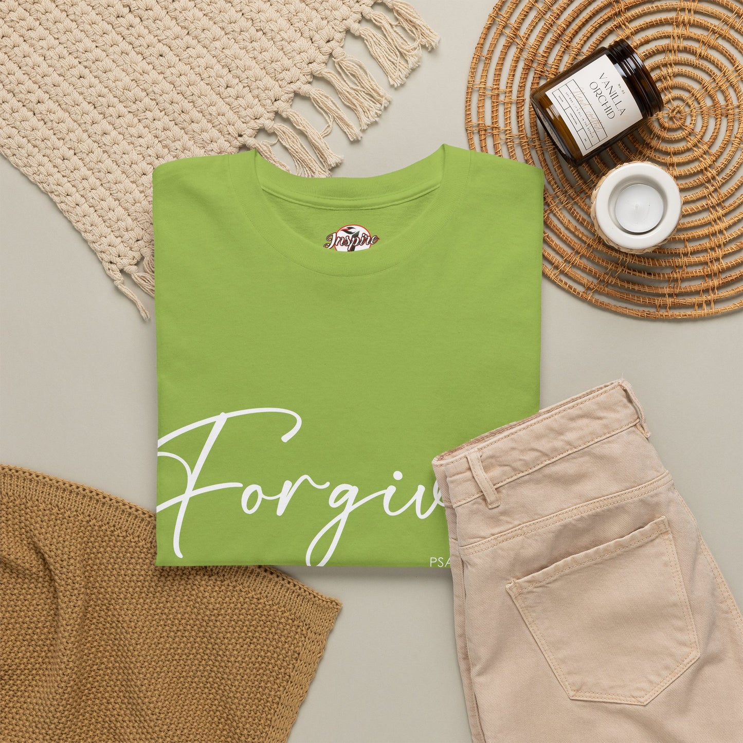 "Forgiven" Womens Christian Faith T-Shirt