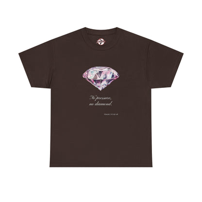 "No Pressure, No Diamond" Women's Inspirational Graphic T-Shirt