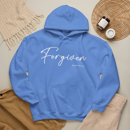 "Forgiven" Inspirational Pullover Hoodie