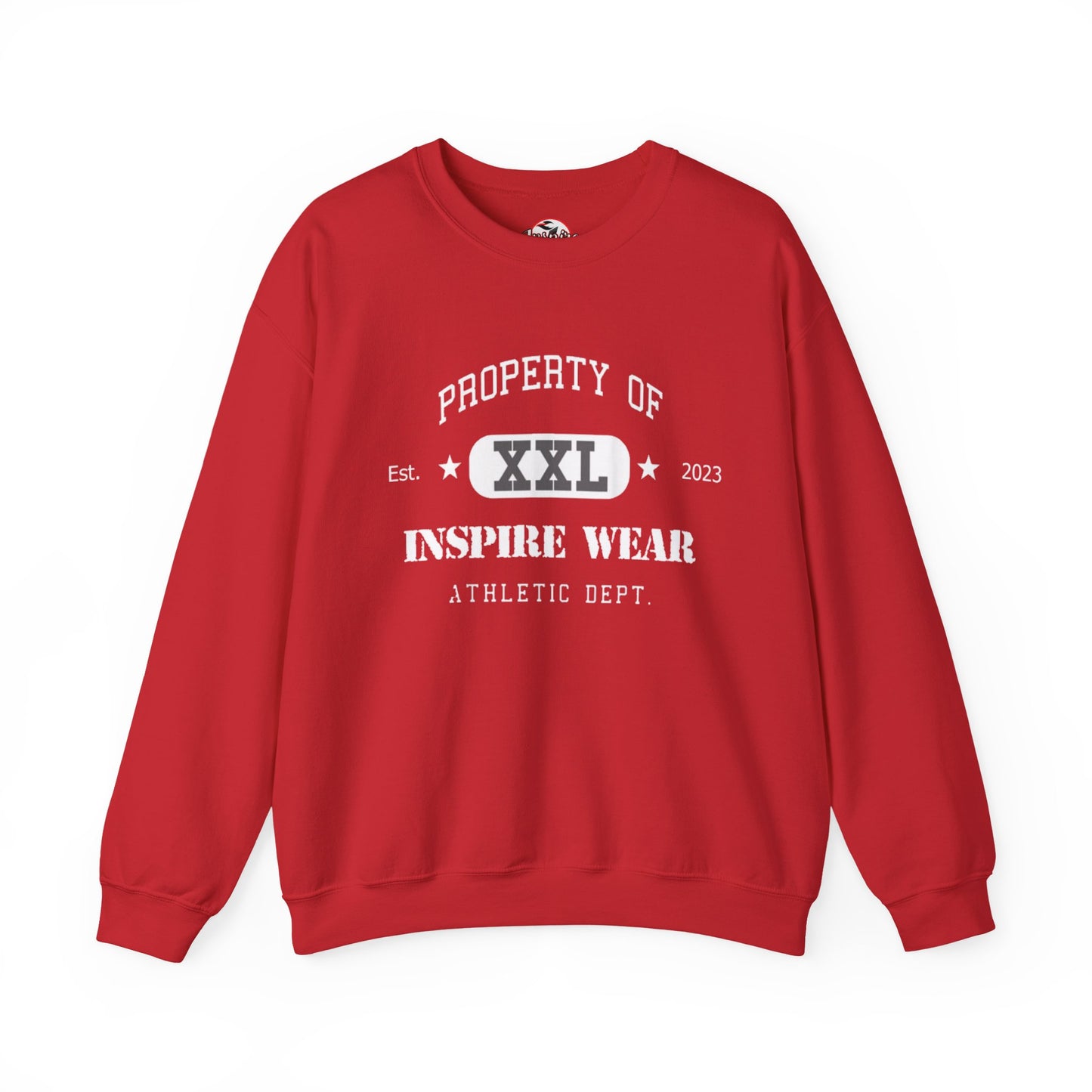 "Property of Inspire Wear" Athletic Crewneck Sweatshirt