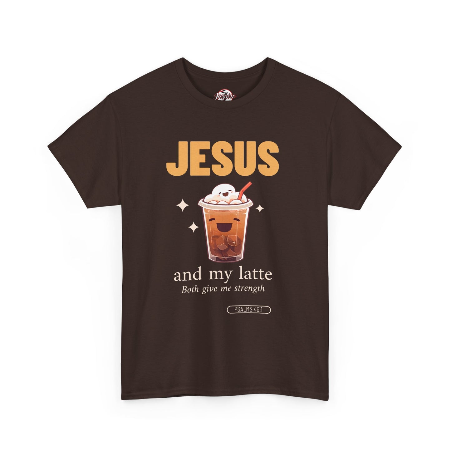 “Jesus and My Latte” Faith & Coffee Unisex Graphic Tee