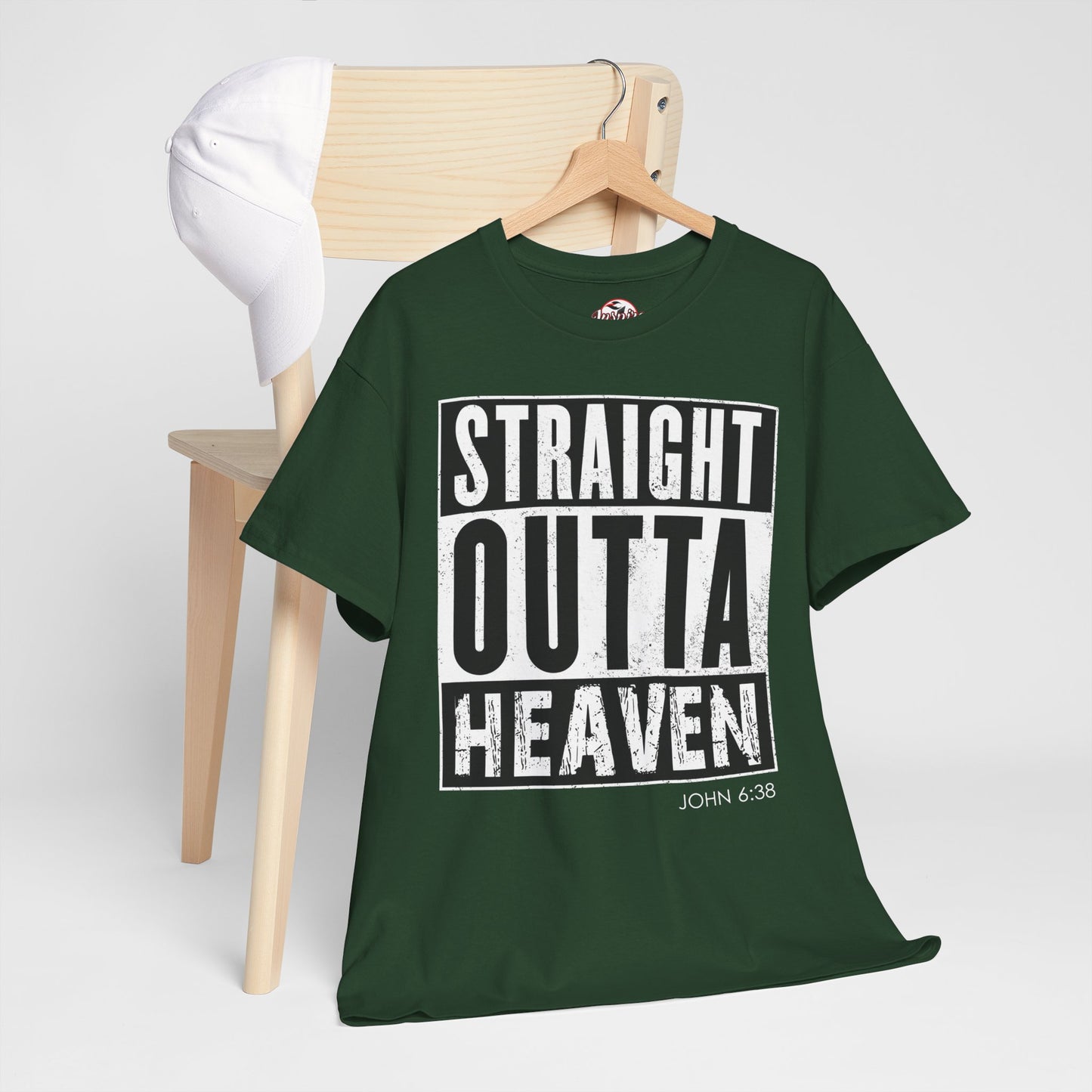 Straight Outta Heaven Unisex Inspirational Graphic T-Shirt
