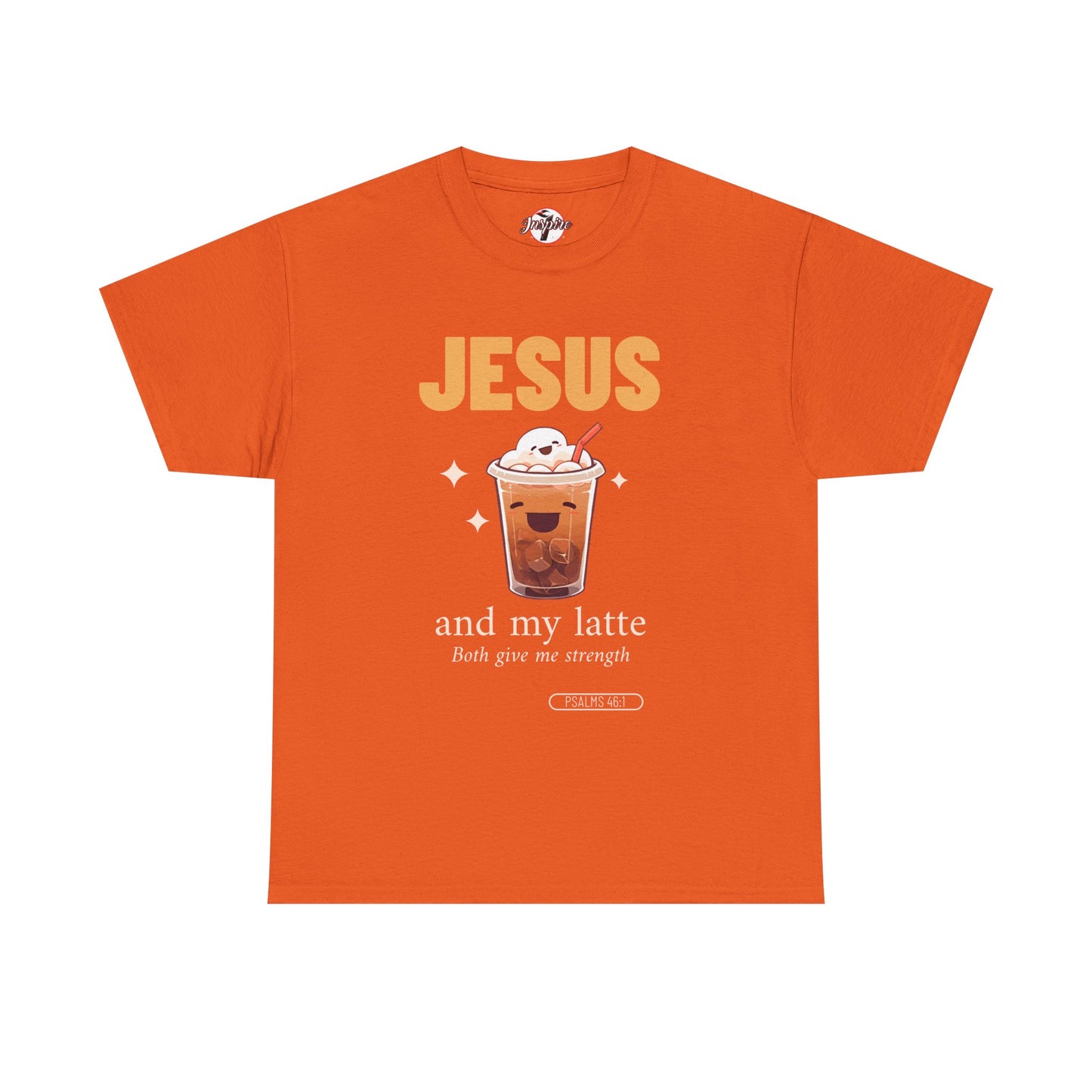 “Jesus and My Latte” Faith & Coffee Unisex Graphic Tee