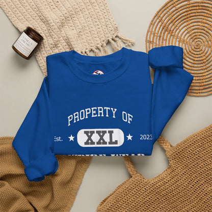 "Property of Inspire Wear" Athletic Crewneck Sweatshirt